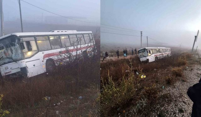 Urla ve Çeşme arasında sis engeli: ESHOT yoldan çıktı!