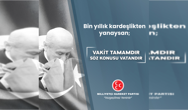 MHP'nin 'vakit tamam' paylaşımları 4'üncü günde de sürüyor