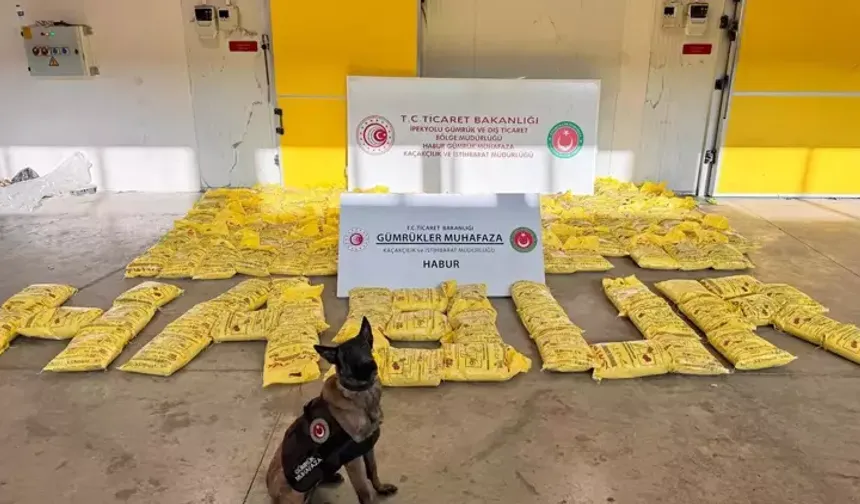Ticaret Bakanlığı: Habur Gümrük Kapısı'nda 850 kilogram eroin ele geçirildi