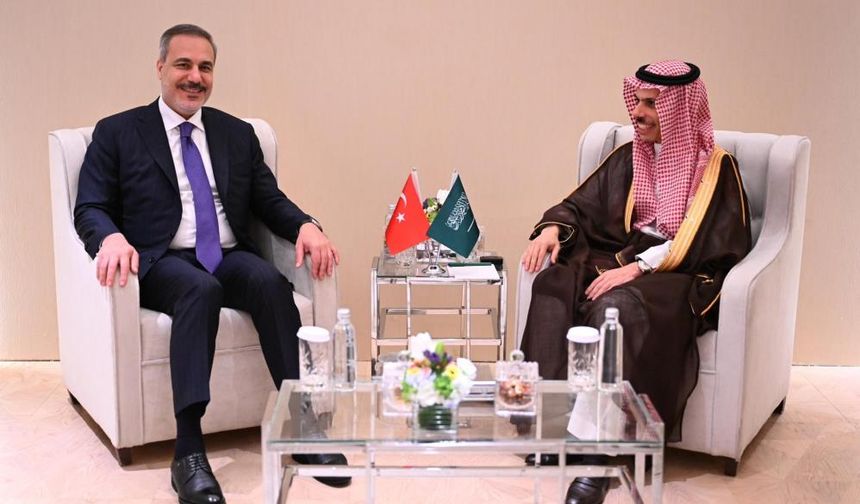 Bakan Fidan, Suudi Arabistan mevkidaşı ile görüştü