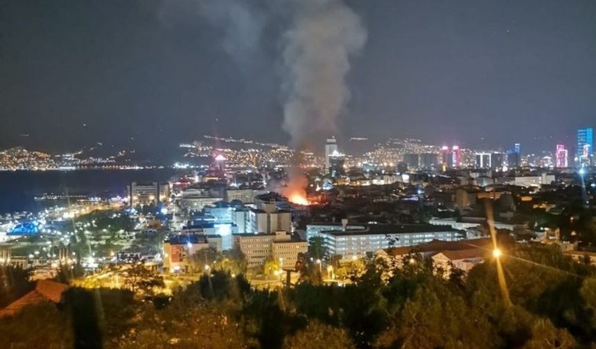 İzmir Kemeraltı yangın son dakika... Kemeraltı yangın tam olarak nerede?