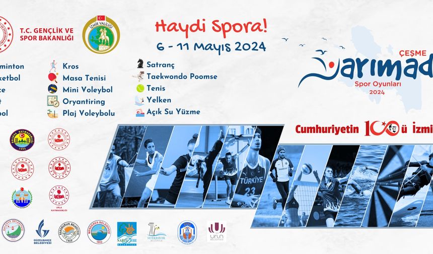 İzmir'de Yarımada Spor Oyunları'na geri sayım
