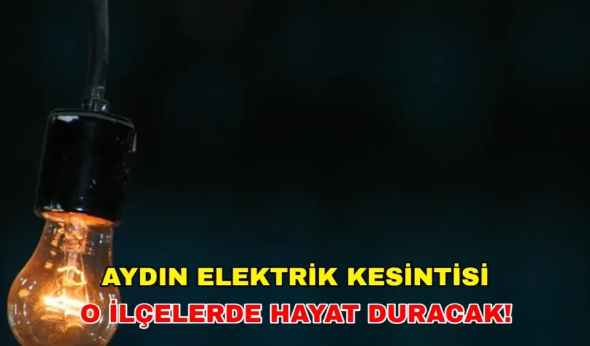 15 Eylül 2024 Aydın elektrik kesintisi çileden çıkaracak! İşte detaylar... -Aydem Elektrik kesintisi (ADM)