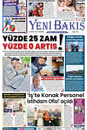 04.07.2024 Yeni Bakış Gazetesi