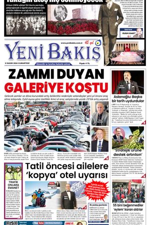 09.11.2024 Yeni Bakış Gazetesi