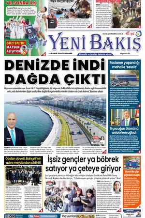 14.11.2024 Yeni Bakış Gazetesi