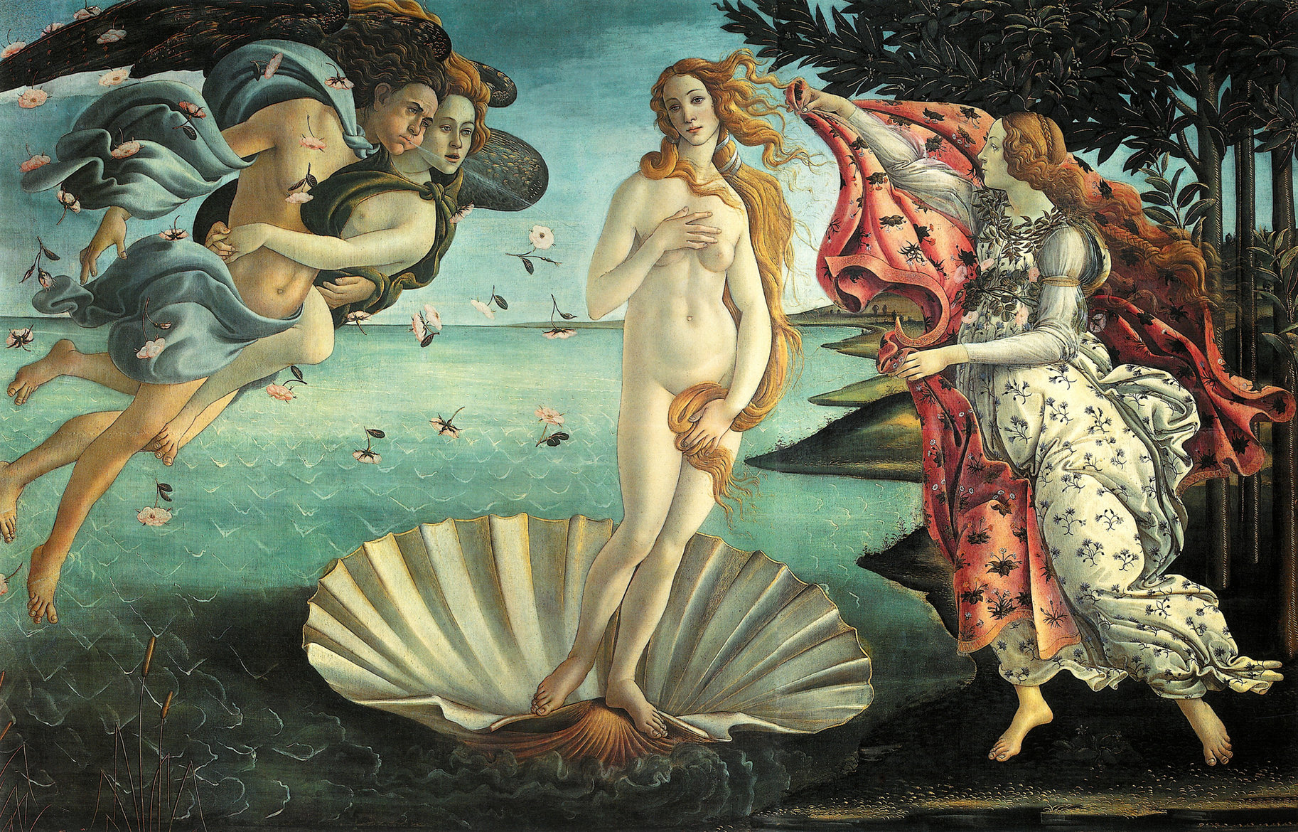 013-Venüsün-Doğuşu-The-Birth-of-Venus-Botticelli