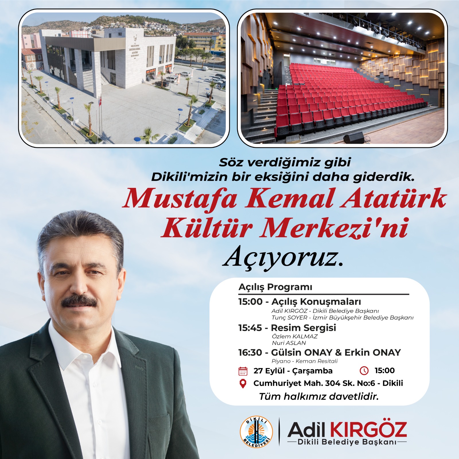 açılış programı