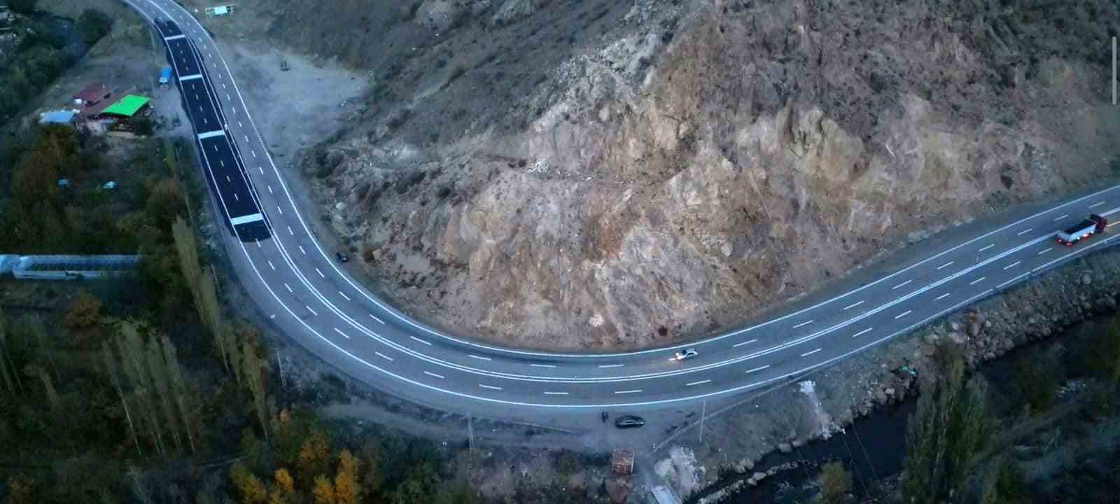 Birçok kez can almıştı... Erzurum'un 'Ölüm virajı' yeniden düzenlendi!-3