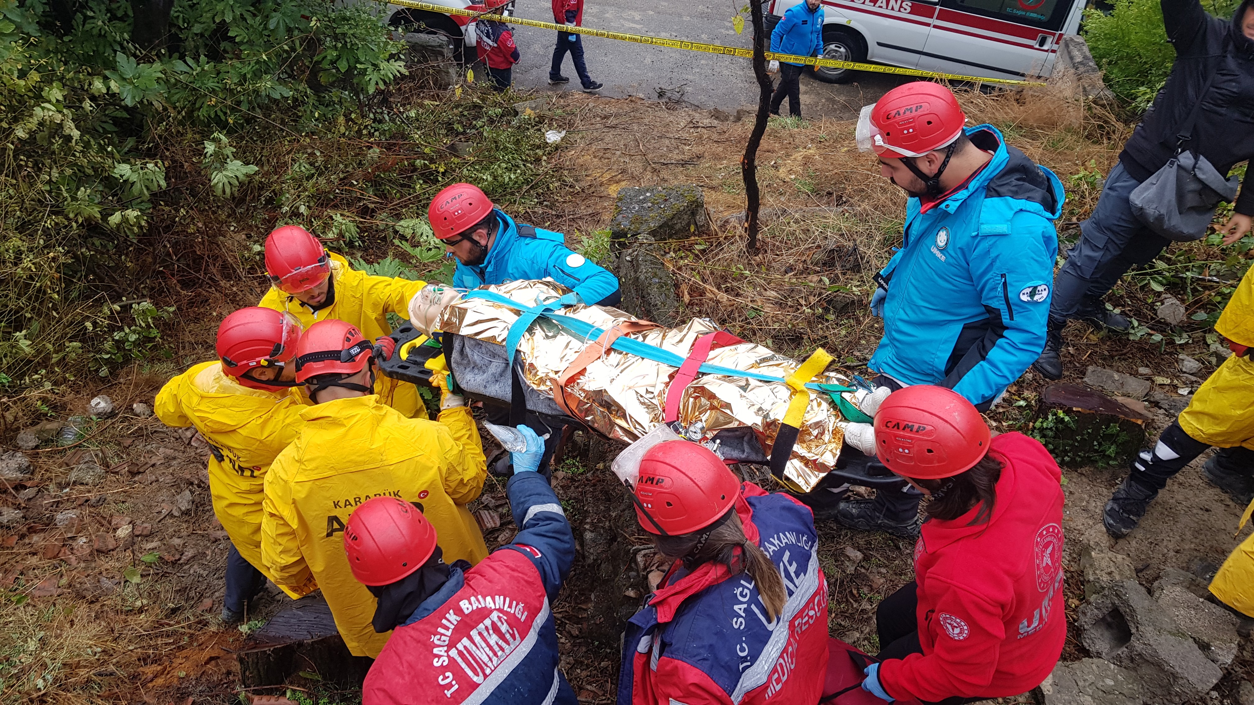 Karabük’te 6,5 büyüklüğünde deprem tatbikatı-1