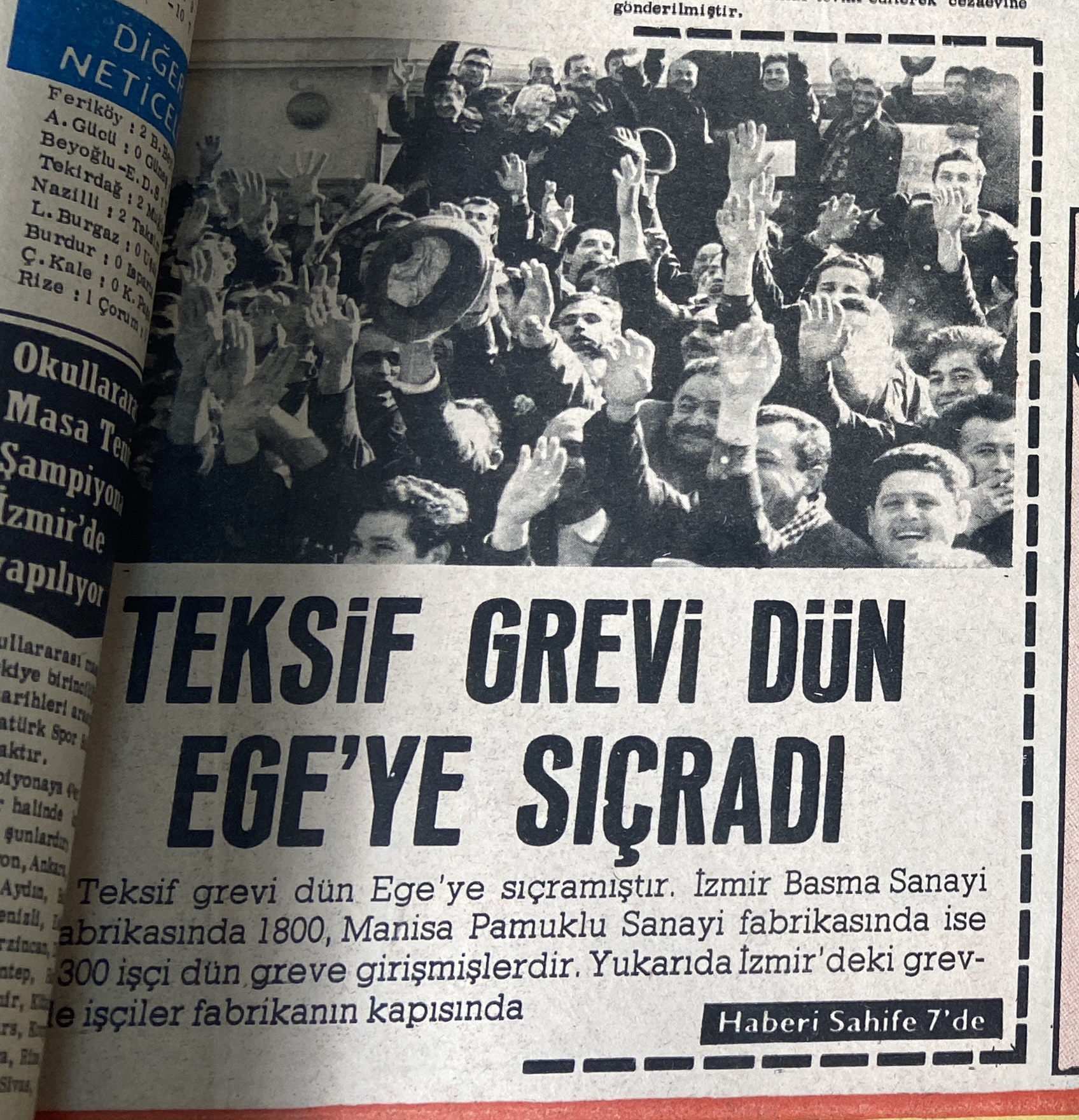 Yeni Asır Gazetesi 1969