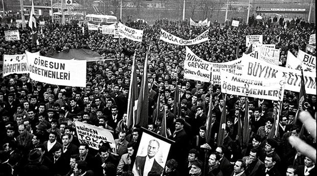 1963, Büyük Öğretmen Mitingi Tandoğan Ankara