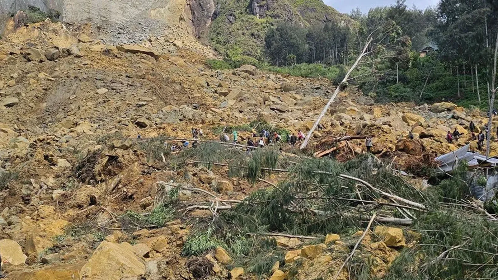 Papua Yeni Gine'de Toprak Kayması Faciası 2 Binden Fazla Kişi Toprak Altında! (2)