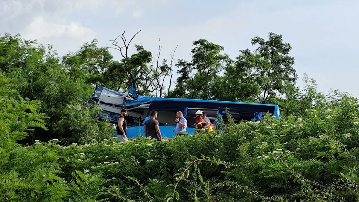 Tren Ve Otobus Carpisti Cok Sayida Olu Ve Yarali Var