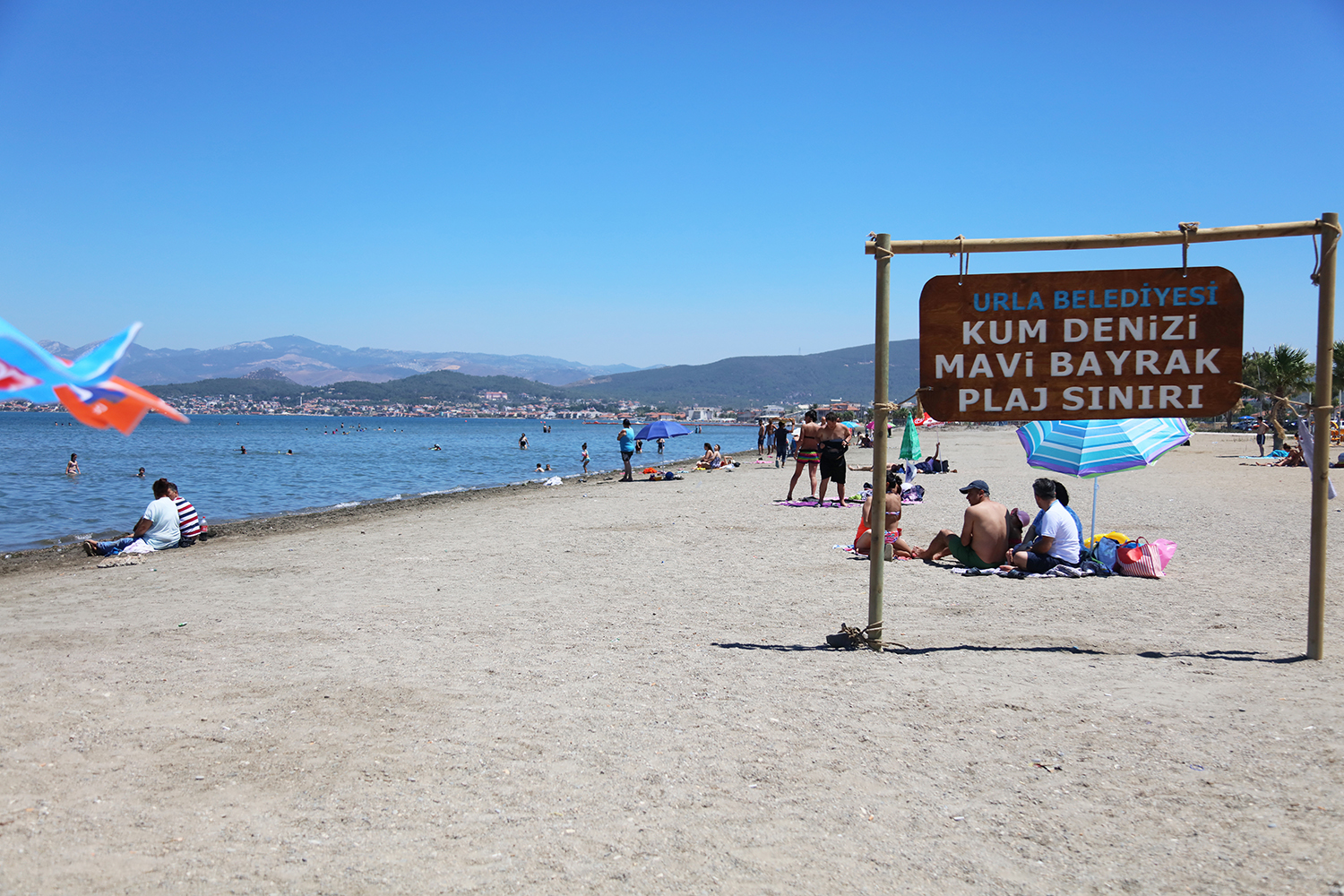 İzmir Urla Kum Denizi Plajı Yenibakis