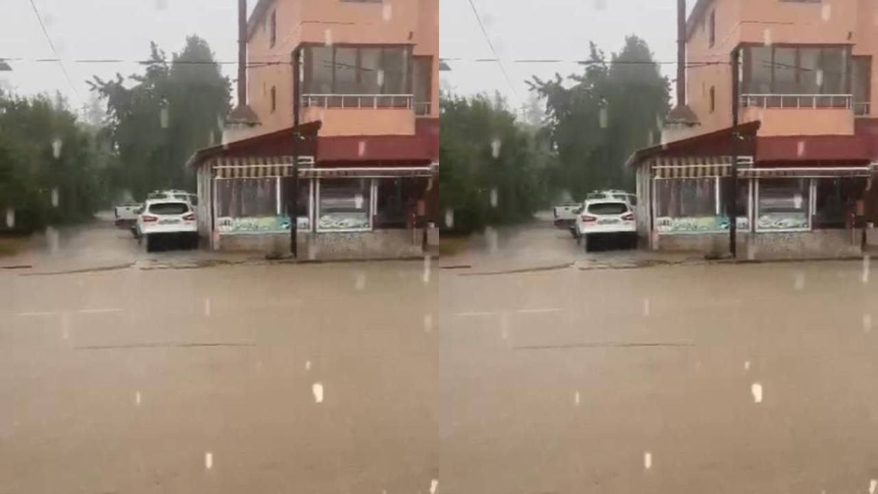 Mersinde Saganak Ve Dolu Yagisi Tarim Alanlari Gordu