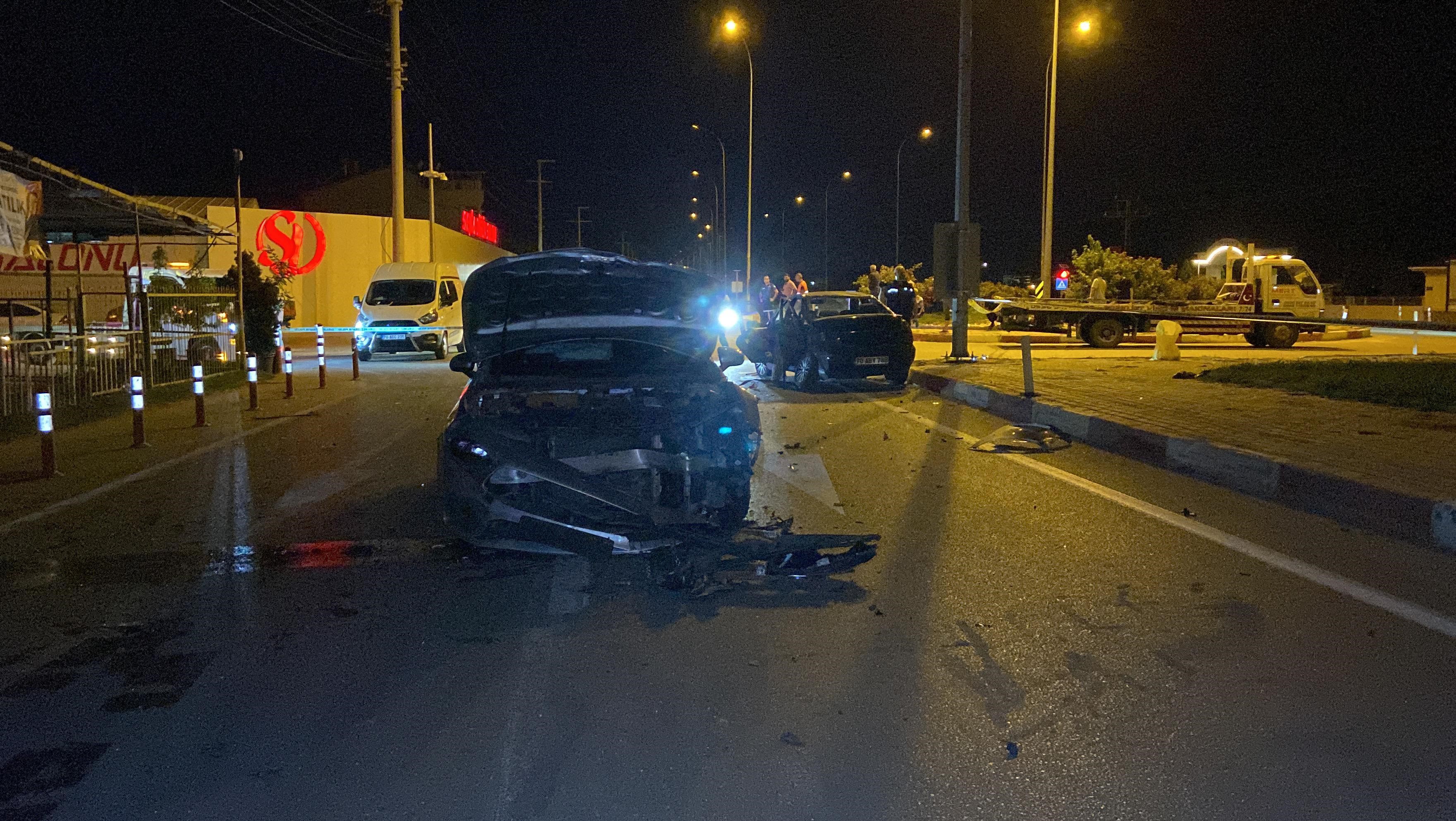 Karaman Ereğli Yolunda Trafik Kazası 1 Ölü, 5 Yaralı (2)