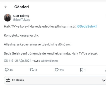 Seda Selek Halk Tvden Neden Ayrildi Seda Selek Halk Tvye Geri Mi Dondu 2