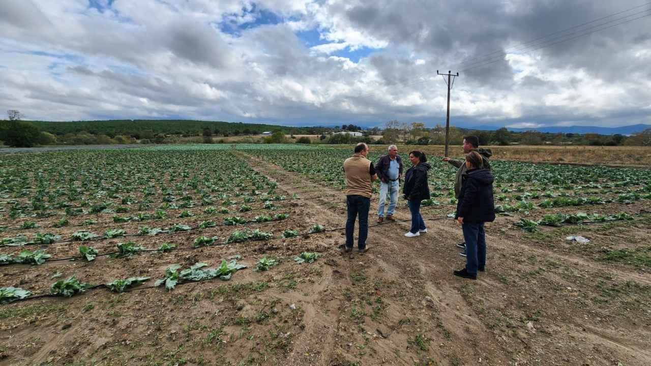 Canakkalede Dolu Firtinasi Tarimi Vurdu Ekipler Seferber Oldu (1)